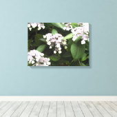 Delicate Hydrangeas Canvas Afdruk (Insitu (Houten vloer))