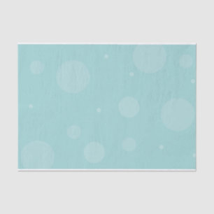 DELICATE ICY BLUE POLKA DOT PATROON TISSUE PAPIER