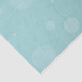 DELICATE ICY BLUE POLKA DOT PATROON TISSUE PAPIER (Detail)