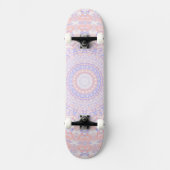 Delicate Ingewikkelde Mooie Pastel Abstracte Manda Persoonlijk Skateboard (Voorkant)