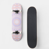 Delicate Ingewikkelde Mooie Pastel Abstracte Manda Persoonlijk Skateboard (Voorkant)