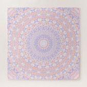 Delicate ingewikkelde pastel Abstracte mandala Legpuzzel (Horizontaal)