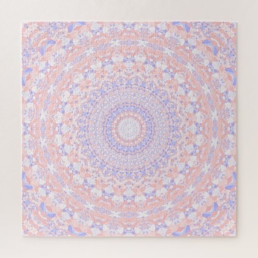 Delicate ingewikkelde pastel Abstracte mandala Legpuzzel (Verticaal)