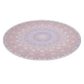 Delicate ingewikkelde pastel Abstracte mandala Snijplank (Hoek)
