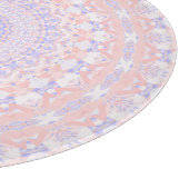 Delicate ingewikkelde pastel Abstracte mandala Snijplank (Hoek)