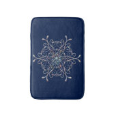 Delicate Iridescent Snowflake Bath Mat (Voorkant Verticaal)
