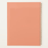 Delicate Ivoor Tarweveld Bloei Planner (Achterkant)