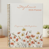 Delicate Ivoor Tarweveld Bloei Planner
