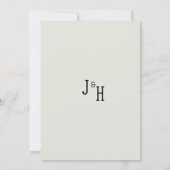 Delicate ivoor witte bloemen schikken Save the Dat Kaart (Achterkant)