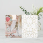 Delicate Joy | Kerstkaart (Staand voorkant)