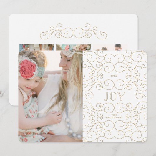 Delicate Joy | Kerstkaart (Voorkant / Achterkant)