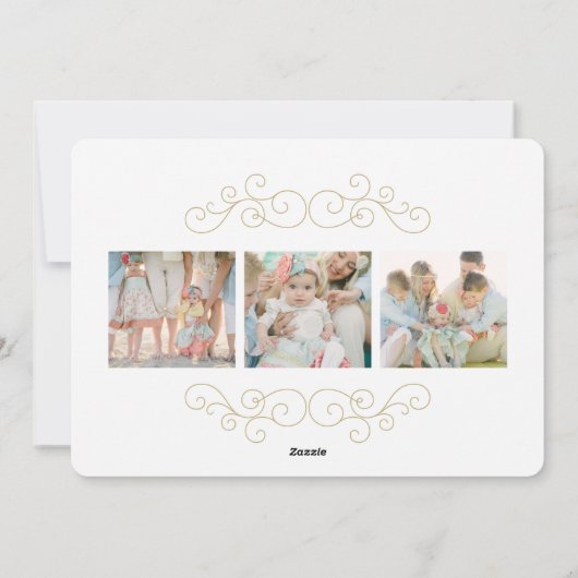 Delicate Joy | Kerstkaart (Achterkant)