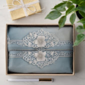 Delicate  Kant en Bloemen Tissuepapier (Geschenk)