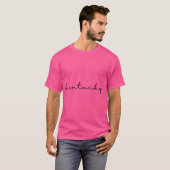 Delicate Kentucky lettertype te groot T-shirt (Voorkant volledig)