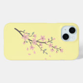 Delicate Kersenbloesemtak Illustratie Case-Mate iPhone Case (Achterkant (horizontaal))