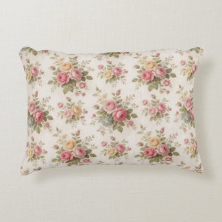 🌹 Delicate Kleine Roos Vintage Tuin Stijl 🌹 Accent Kussen