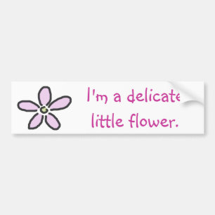 Delicate kleine ventilator bumpersticker