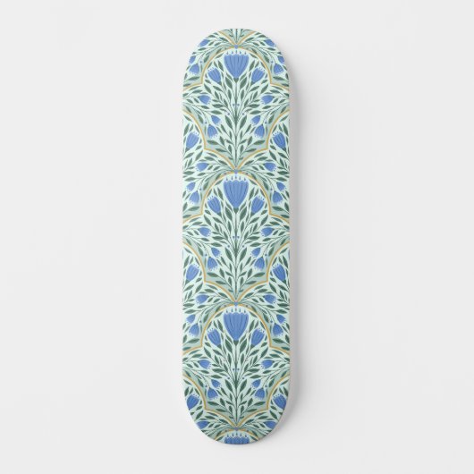 Delicate korenbloemen persoonlijk skateboard (Voorkant)