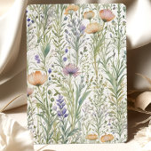 Delicate kruiden tuin bruiloft kaart