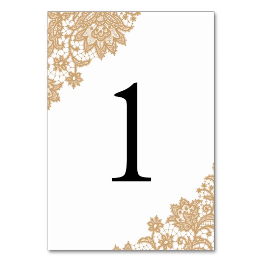 Delicate Lace Zwart en Gouden Script Bruiloft Kaart (Achterkant)