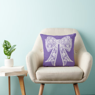 Delicate Lacey Bow Kussen