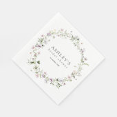 Delicate Lavendel Bruiloftsshower Servet (Hoek)