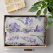 Delicate Lavendel Dream Waterverf Bloemen Tissuepapier (Geschenk)