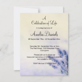 Delicate Lavendel Levensviering Kaart