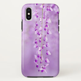 Delicate Lavender Flowers Patroon iPhone X Hoesje