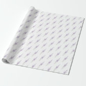 Delicate Lavender Herb Flower Dry Bundle Patroon Cadeaupapier (Uitgerold)