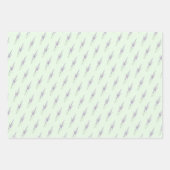 Delicate Lavender Herb Flower Dry Bundle Patroon Inpakpapier Vel (Voorkant 3)