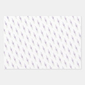 Delicate Lavender Herb Flower Dry Bundle Patroon Inpakpapier Vel (Voorkant)