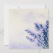 Delicate Lavender rouwkaart Kaart (Achterkant)
