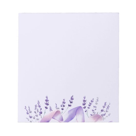 Delicate Lavender Stems Notitieblok (Voorkant)