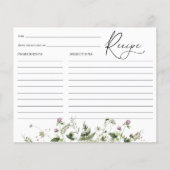 Delicate Lavender Wildflower Vrijgezellenfeest (Voorkant)