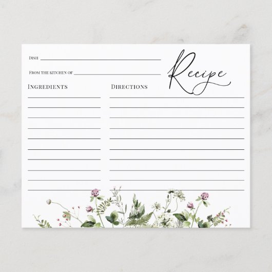 Delicate Lavender Wildflower Vrijgezellenfeest (Voorkant)