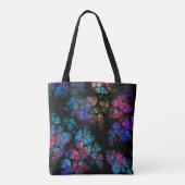 Delicate leaf ornaments tote bag (Achterkant)