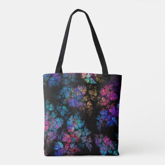 Delicate leaf ornaments tote bag (Achterkant)
