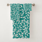 Delicate Leafy Branch Bad Handdoek (Insitu)