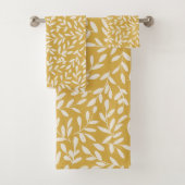 Delicate Leafy Branch Bad Handdoek (Insitu)