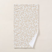 Delicate Leafy Branch Bad Handdoek (Handdoek)