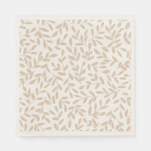 Delicate Leafy Branch Servet