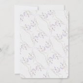 Delicate Lente Wildbloem Sweet 16 Verrassingsfeest Kaart (Achterkant)