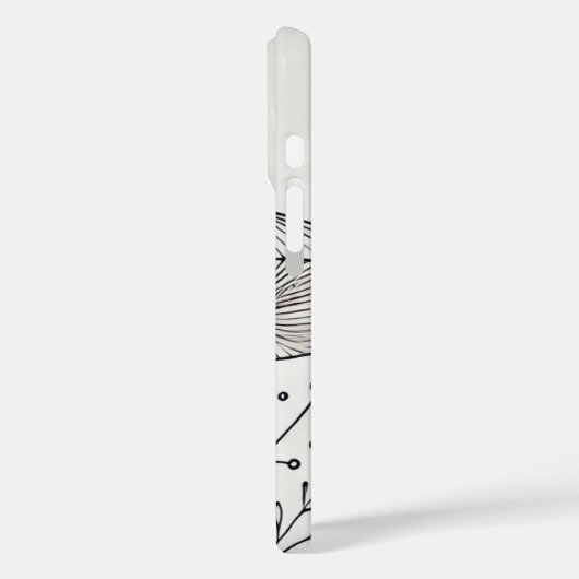 Delicate Line Art Case-Mate iPhone Case (Achterkant / Links)