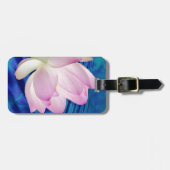 Delicate Lotus flower en betekenis Bagagelabel (Voorkant horizontaal)