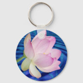 Delicate Lotus flower en betekenis Sleutelhanger (Voorkant)