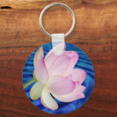 Delicate Lotus flower en betekenis Sleutelhanger (Voorkant)