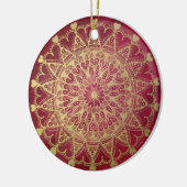 Delicate Love Circle Keramisch Ornament (Links)
