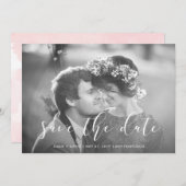Delicate Love | De foto bewaart de Datum Save The Date (Voorkant / Achterkant)