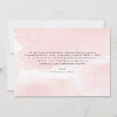 Delicate Love | Foto Huwelijk Wijzig de Datum Aankondiging (Achterkant)